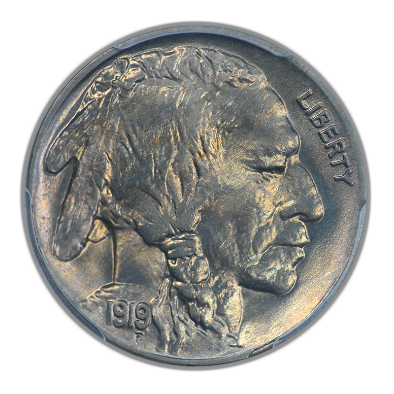 1919 Buffalo Nickel 5C PCGS MS66
