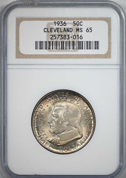 1936 Cleveland Classic Commemorative Half Dollar 50C NGC MS65