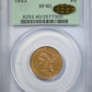 1853 Liberty Head Gold Half Eagle $5 PCGS XF40 Gold CAC OGH Obverse Slab
