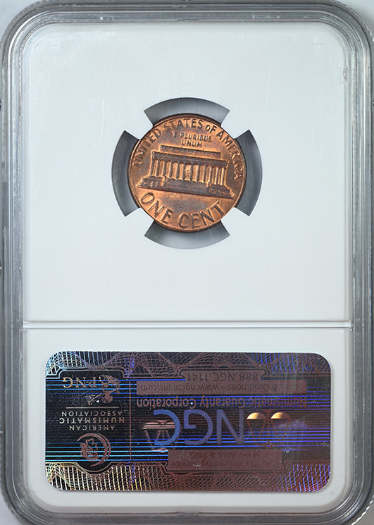 1983 Doubled Die Reverse Lincoln Memorial Cent 1C NGC MS64RB DDR