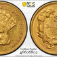 1878 Indian Princess Gold Three Dollar $3 PCGS AU55 Trueview
