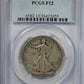 1920-S Walking Liberty Half Dollar 50C PCGS F12 Obverse Slab