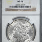 1904 Morgan Dollar $1 NGC MS62