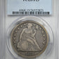 1872 Liberty Seated Dollar $1 PCGS F15