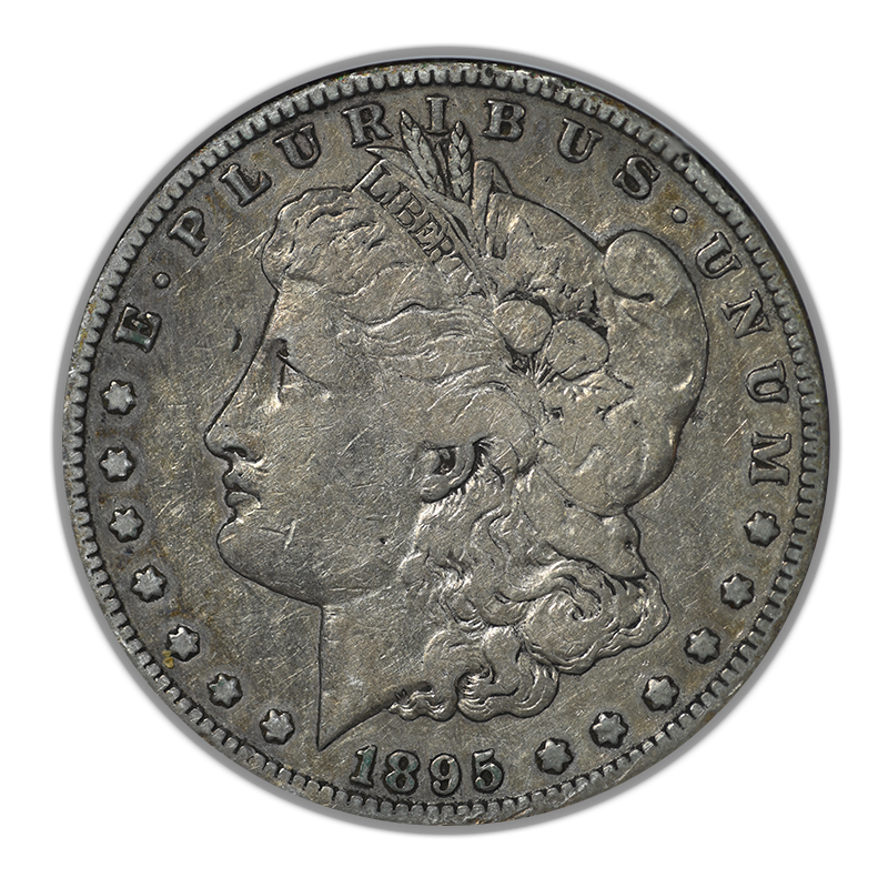 1895-S Morgan Dollar $1 ANACS Soapbox VF20