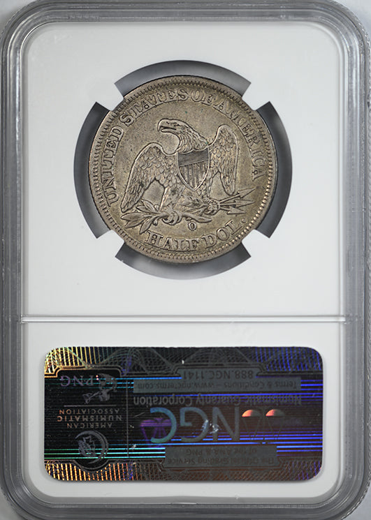 1858-O Liberty Seated Half Dollar 50C NGC VF35