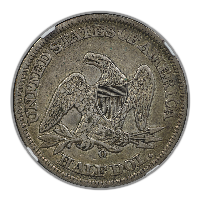 1858-O Liberty Seated Half Dollar 50C NGC VF35