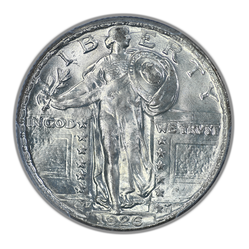 1926-D Standing Liberty Quarter 25C PCGS MS64+