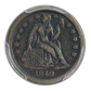 1849-O Liberty Seated Dime 10C PCGS VF20 CAC