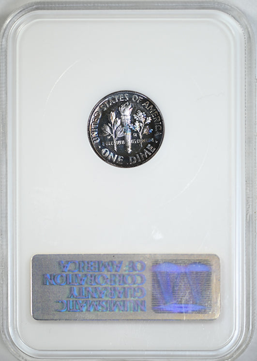 1954 Proof Roosevelt Dime 10C NGC Fatty PR67CAM Cameo - TONED!