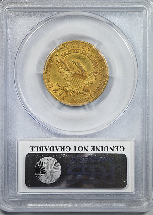 1809/8 Capped Bust Gold Half Eagle $5 PCGS AU Details