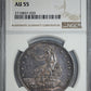 1877-S Trade Dollar T$1 NGC AU55