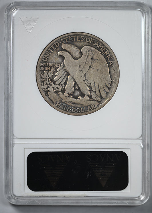 1921-S Walking Liberty Half Dollar 50C ANACS Soapbox F12