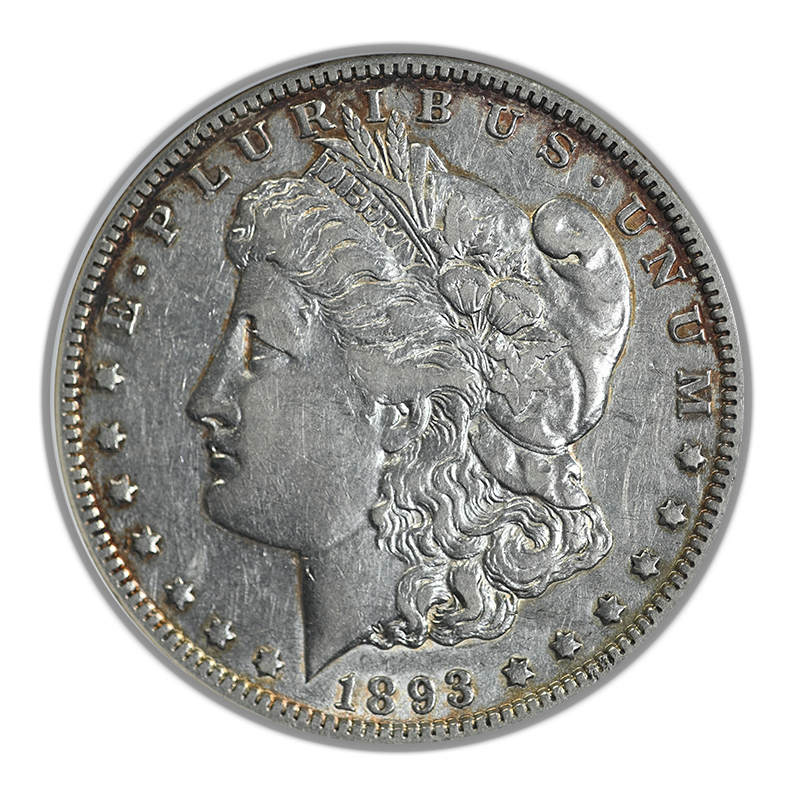 1893-O Morgan Dollar $1 ANACS EF40 Obverse