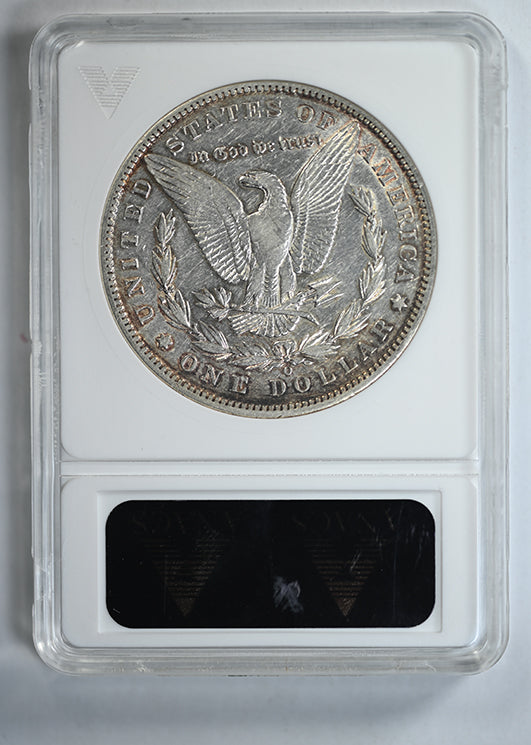 1893-O Morgan Dollar $1 ANACS EF40 Reverse Slab