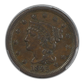 1845 Liberty Head Braided Hair Large Cent 1C PCGS AU53 Obverse