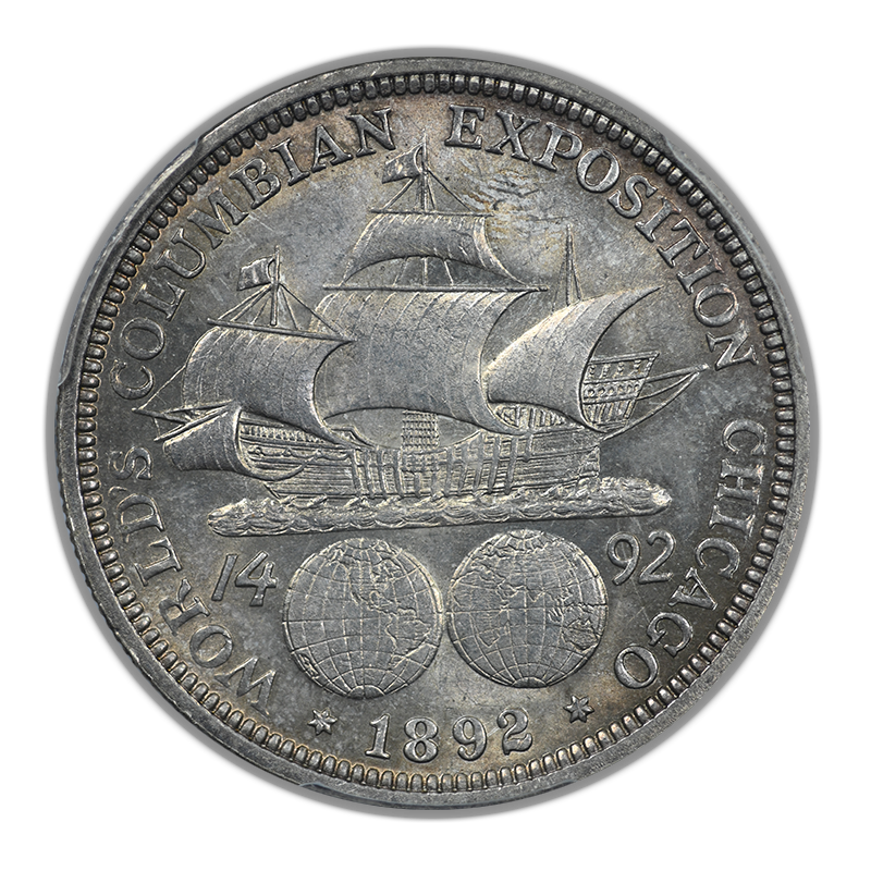 1892 Columbian Exposition Classic Commemorative Half Dollar 50C PCGS MS64