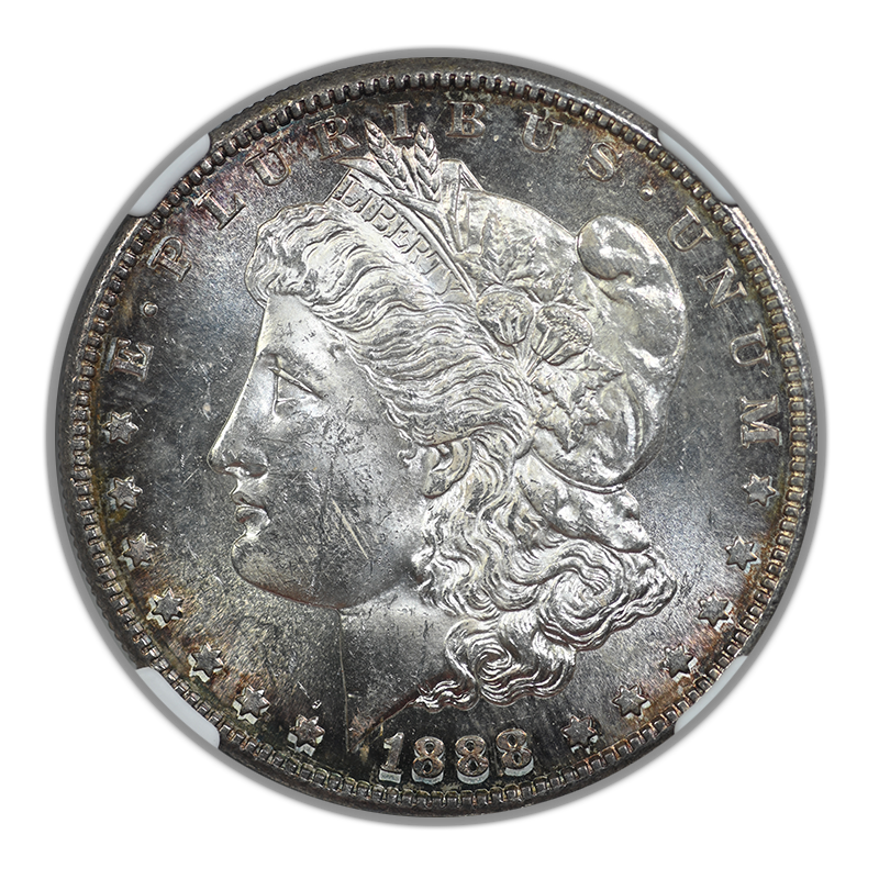 1888-S Morgan Dollar $1 NGC MS62PL - Prooflike
