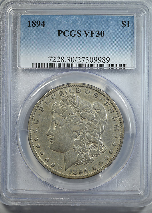 1894 Morgan Dollar $1 PCGS VF30