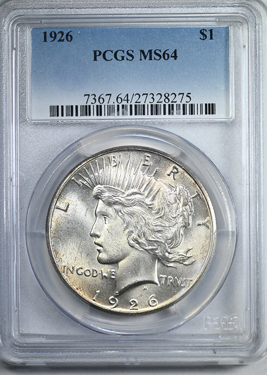 1926 Peace Dollar $1 PCGS MS64