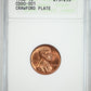 1962 Lincoln Memorial Cent 1C ANACS Soapbox MS64RD CDDO-001