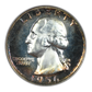 1956 Proof Washington Quarter 25C ANACS Soapbox PF68 CAMEO - TONED!
