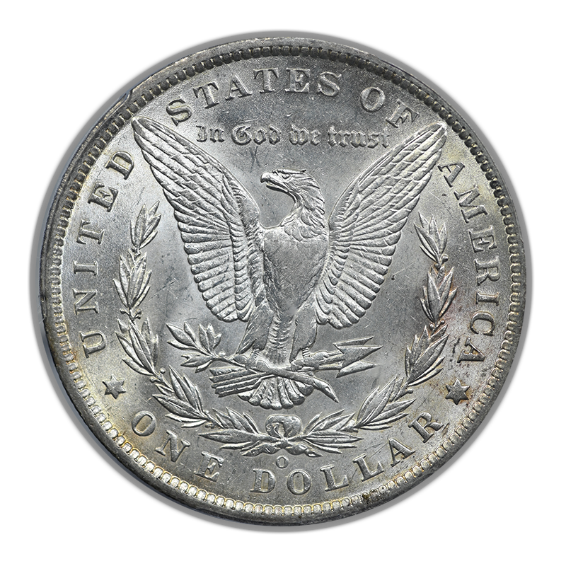 1886-O Morgan Dollar $1 PCGS AU58 Reverse