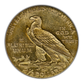 1925-D Indian Head Gold Quarter Eagle $2.50 NGC Fatty MS62 CAC Reverse