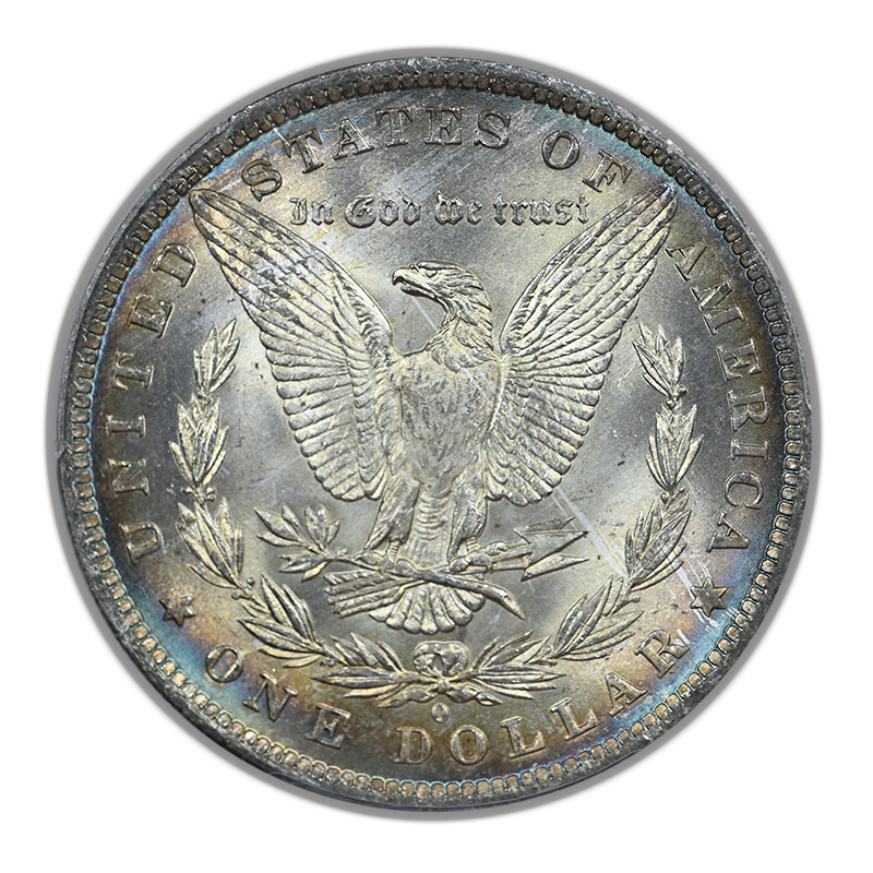 1884-O Morgan Dollar $1 PCGS MS67 - NICE COLOR!