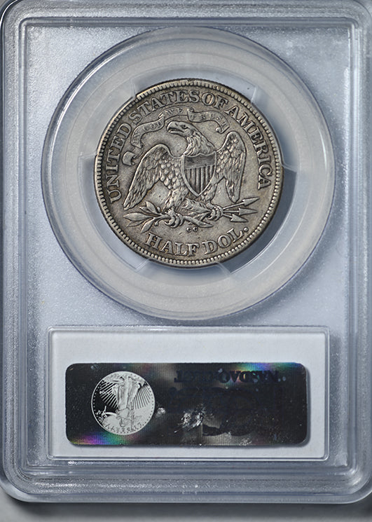 1874-CC Liberty Seated Half Dollar 50C PCGS VF35 CAC - Arrows