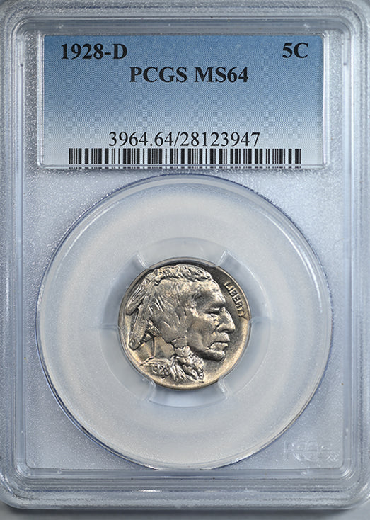 1928-D Buffalo Nickel 5C PCGS MS64
