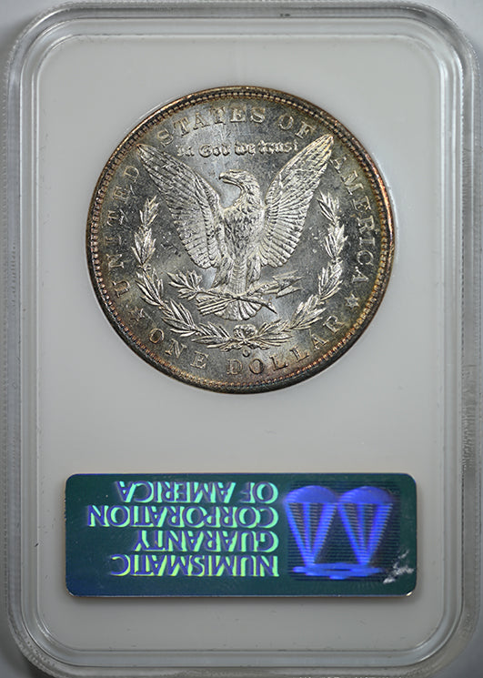 1904-O Morgan Dollar $1 NGC Fatty MS64PL - Prooflike - TONED! Reverse Slab