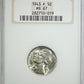 1943-P Jefferson War Nickel 5C NGC Fatty MS67