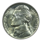 1943-P Jefferson War Nickel 5C NGC Fatty MS67