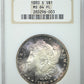 1880-S Morgan Dollar $1 NGC Fatty MS64PL - Prooflike - TONED! Obverse Slab