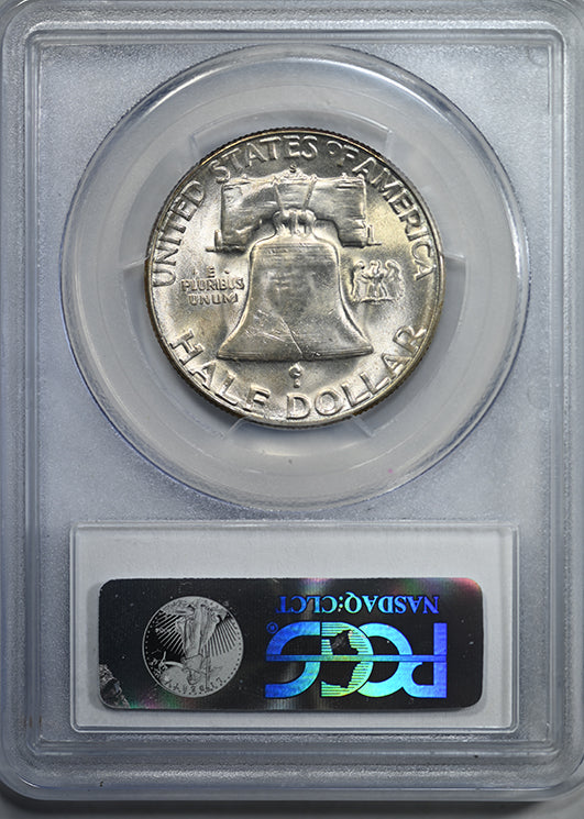 1954-S Franklin Half Dollar 50C PCGS MS66 CAC Reverse Slab