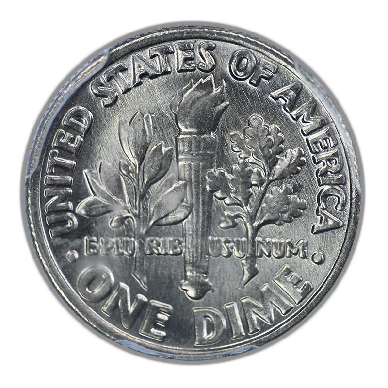 1982 Roosevelt Dime 10C PCGS MS65 No Mintmark - Strong