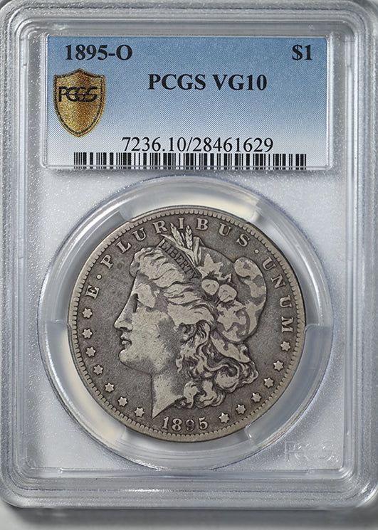 1895-O Morgan Dollar $1 PCGS VG10