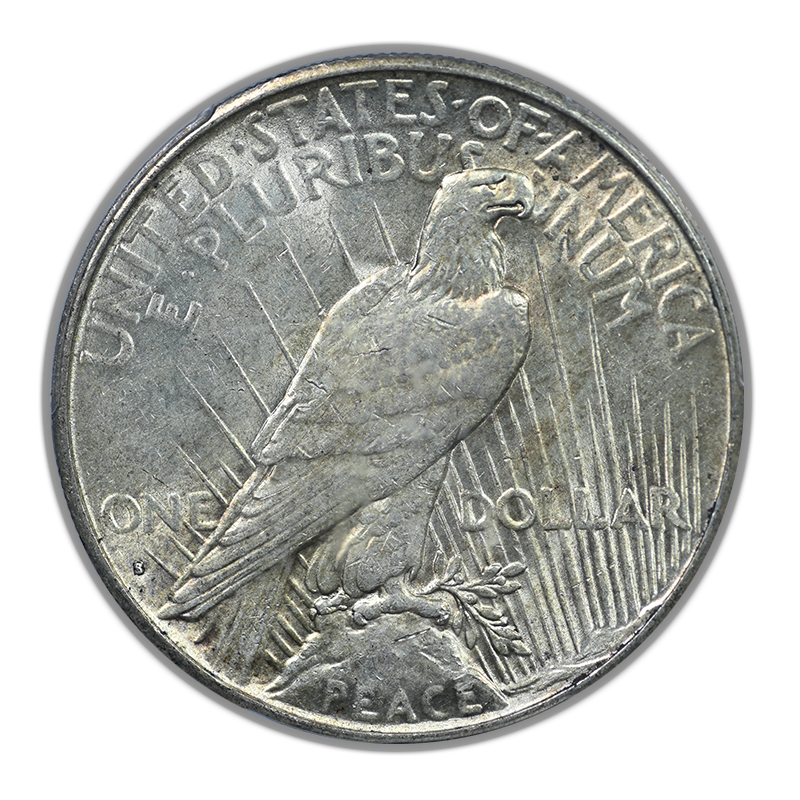 1934-S Peace Dollar $1 PCGS AU58 CAC