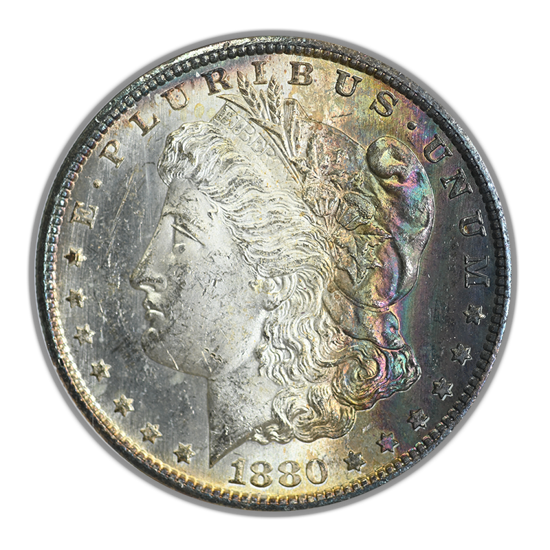 1880-S Morgan Dollar $1 NGC Fatty MS63 - TONED!