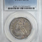1858-S Liberty Seated Half Dollar 50C PCGS AU53