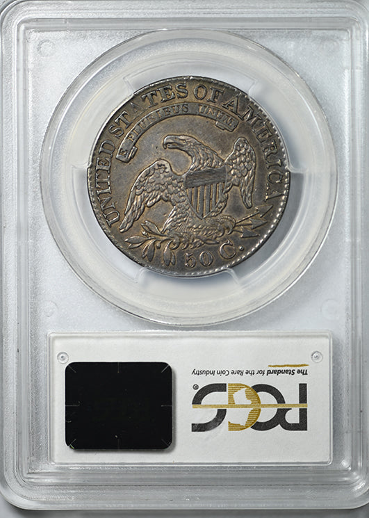 1828 Capped Bust Half Dollar 50C PCGS XF45 - Square Base, Small 8, Large Letters