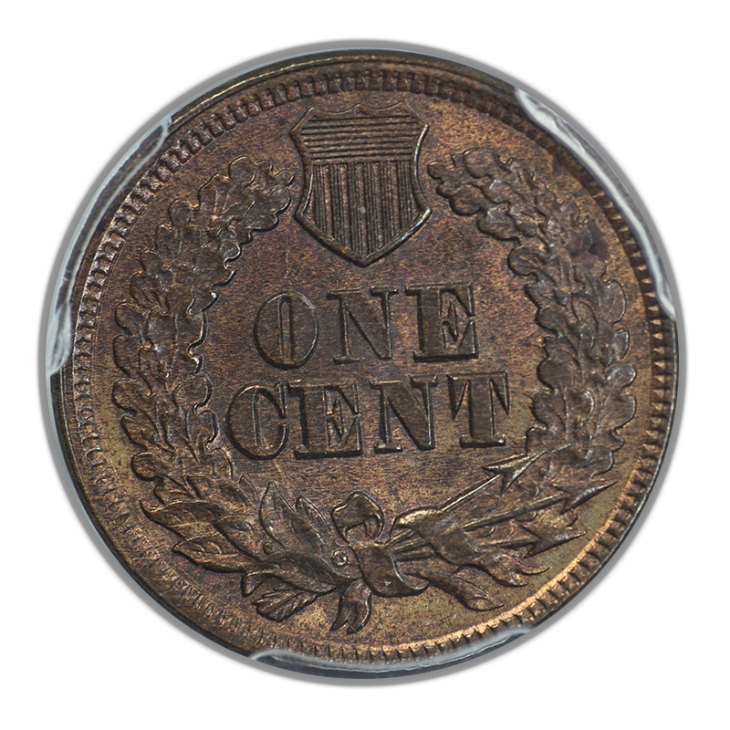 1864 Bronze Indian Head Cent 1C PCGS MS64BN Reverse
