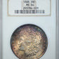 1888 Morgan Dollar $1 NGC Fatty MS64 - TONED! Obverse Slab