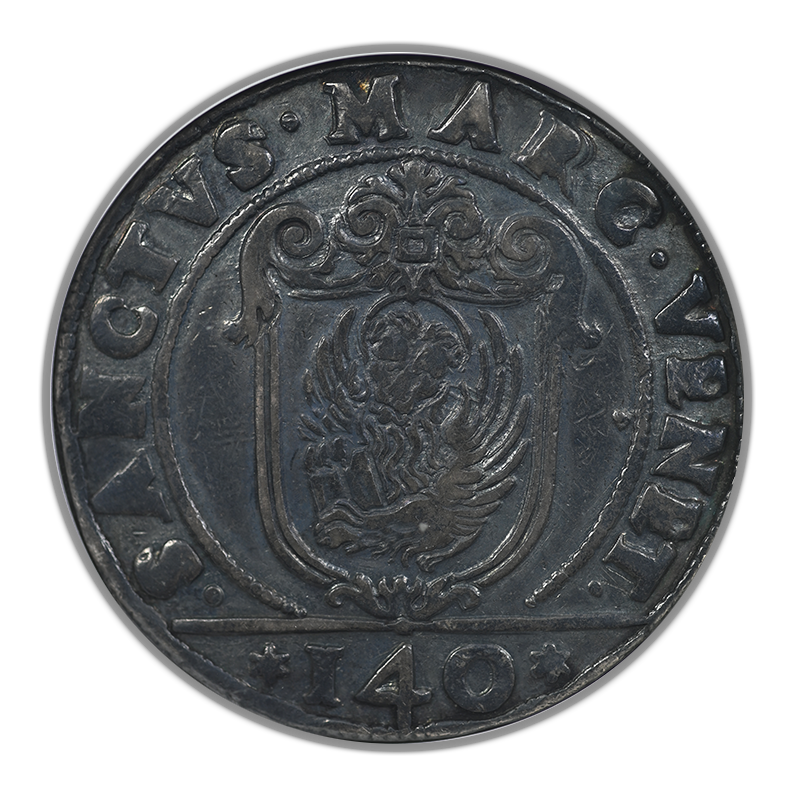 1625 DM Italy Scudo Venice DAV-4244 Giovanni Corner I NGC XF Details