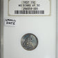 1837 Liberty Seated Dime 10C NGC Fatty VF30 - No Stars - TONED!