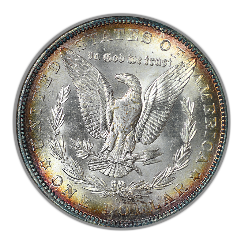 1902-O Morgan Dollar $1 NGC Fatty MS64 CAC - TONED!