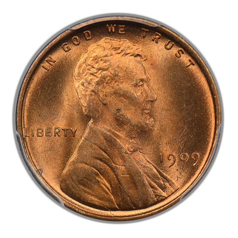 1909 VDB Lincoln Wheat Cent 1C PCGS MS66RD CAC