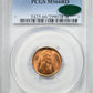 1909 VDB Lincoln Wheat Cent 1C PCGS MS66RD CAC