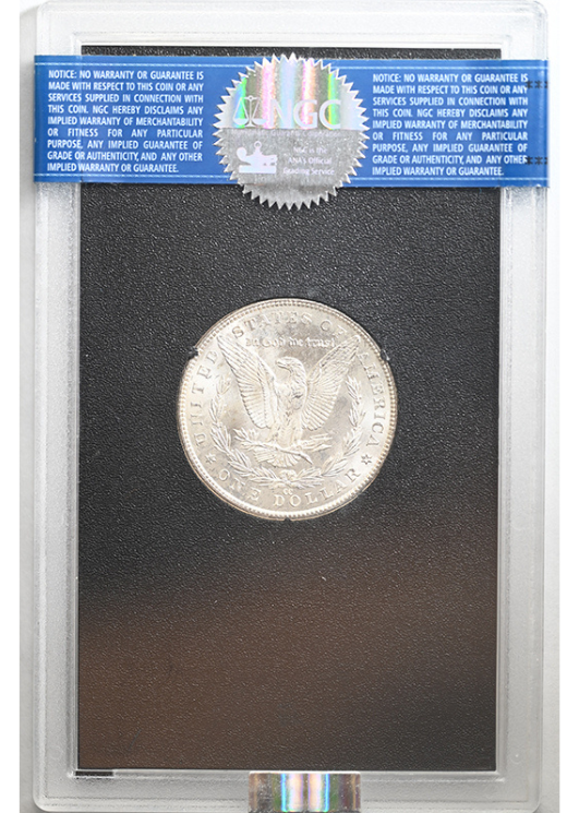 1883-CC Morgan Dollar $1 GSA Hoard NGC MS65 - TEXTILE TONED!